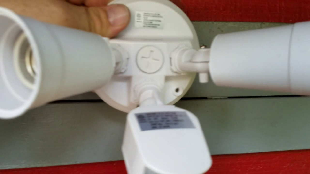 How to replace a motion activated security light