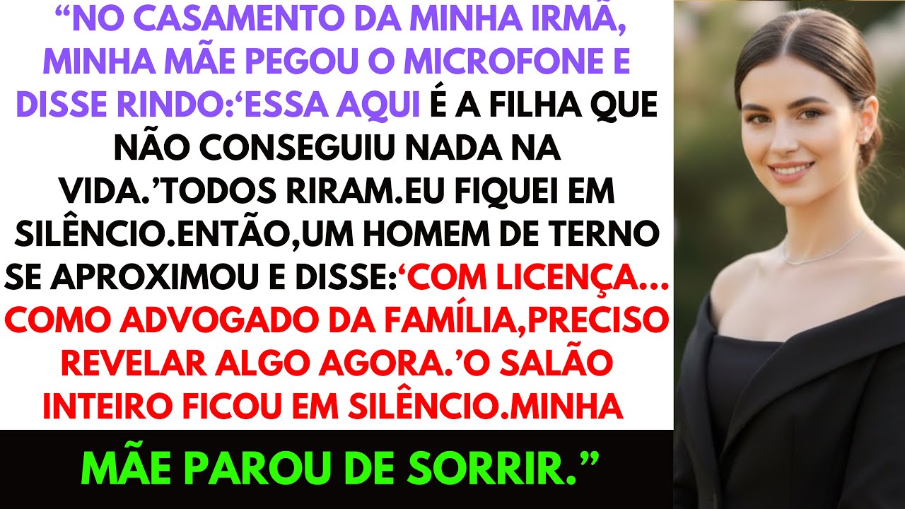Minha mãe zombou de mim no casamento da minha irmã — até que o advogado revelou tudo