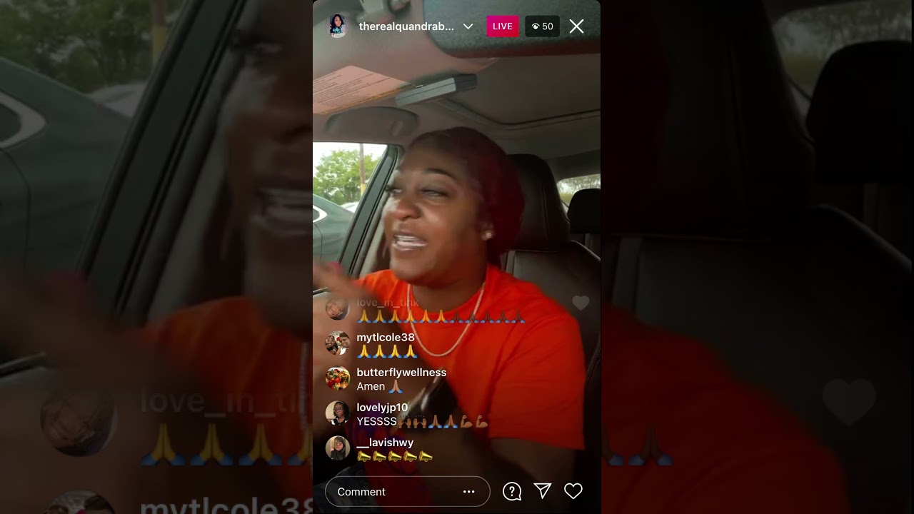 Exclusive| Quandra Banks breaks down on IG! Thanks God for helping her fight witches and warlocks!!