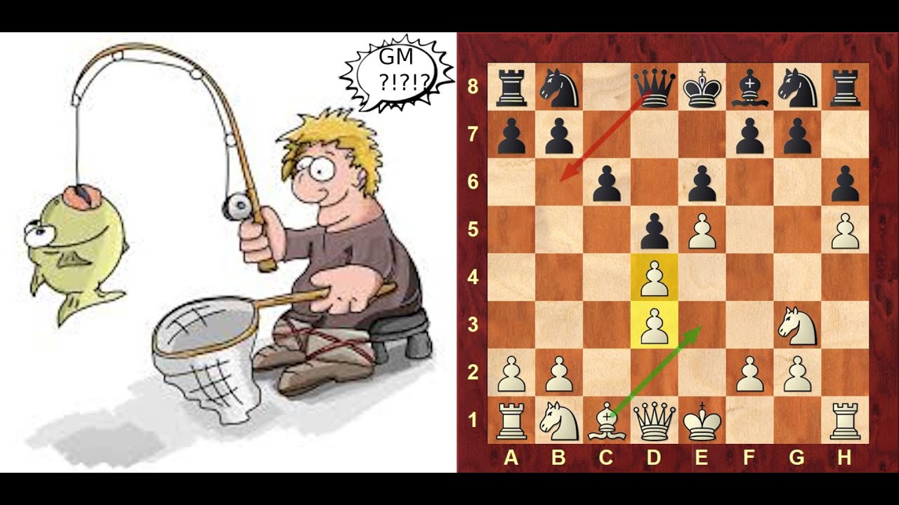 Ein GM am Haken mit dem Spassky-Gambit (CaroKann)