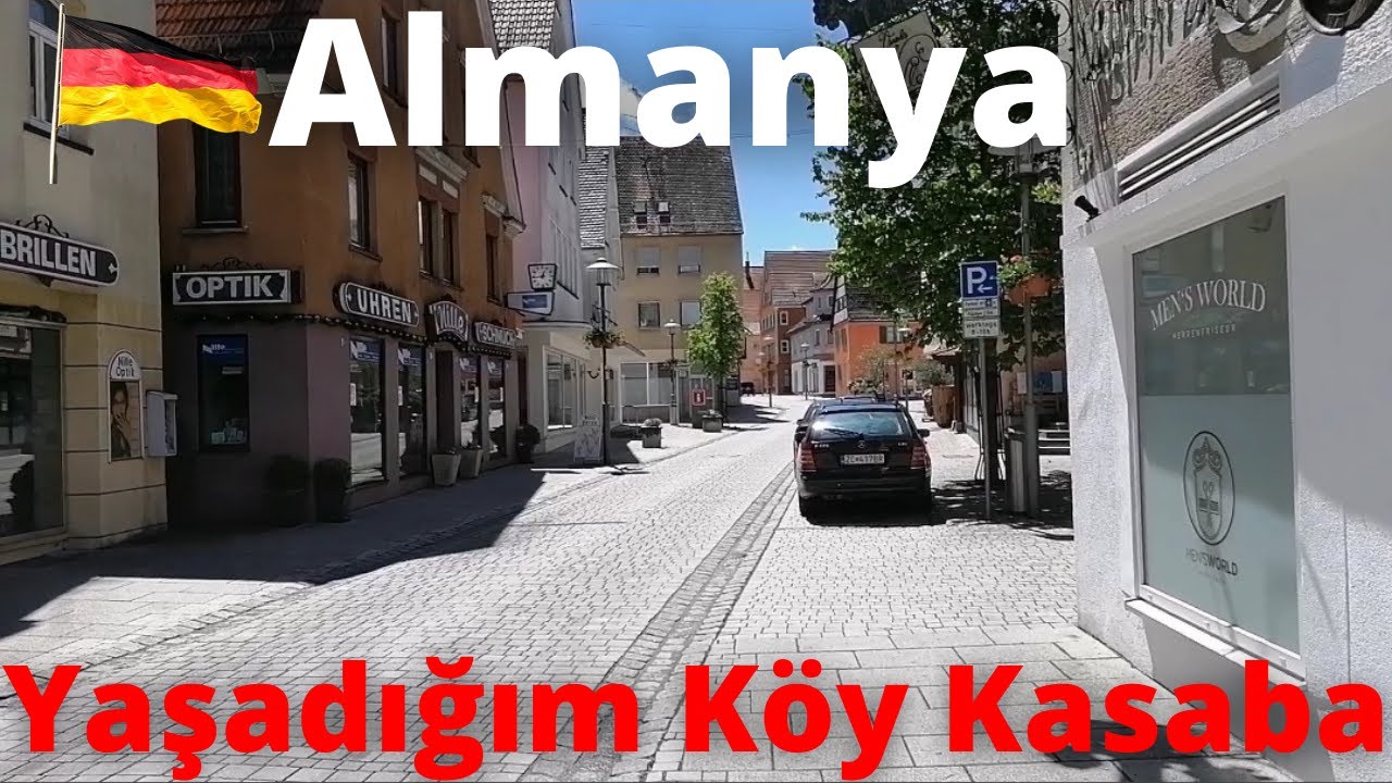 Almanyada yaşadığım Köy/Kasaba Sokakları Vlog 1/Almanya Yaşam