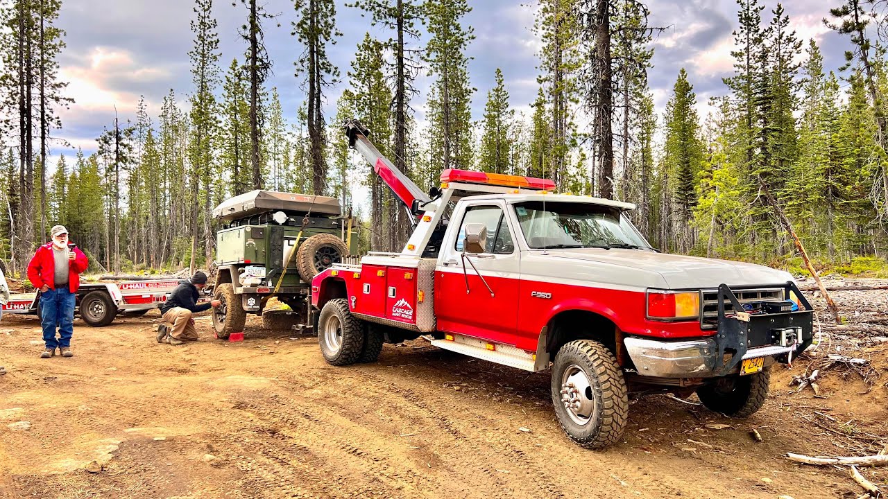 Off Road Camping Goes WRONG!!   Call in the wrecker!
