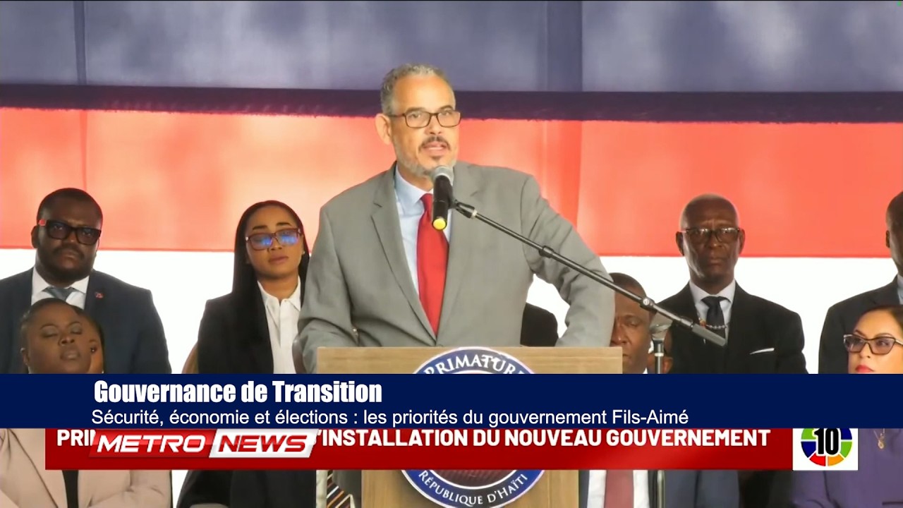 Gouvernance de Transition|Sécurité, économie et élections : les priorités du gouvernement Fils-Aimé