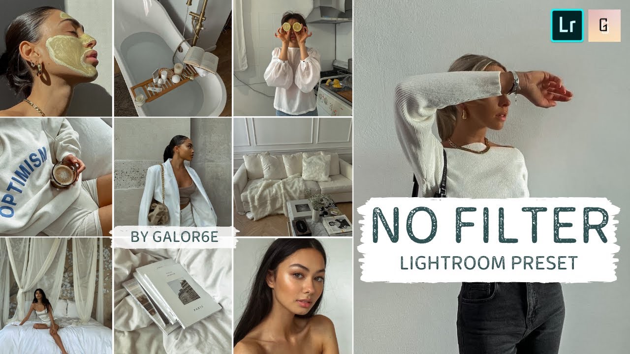 NO FILTER Preset Lightroom Mobile Free DNG | Lightroom Preset Tutorial Mobile | Lightroom Presets