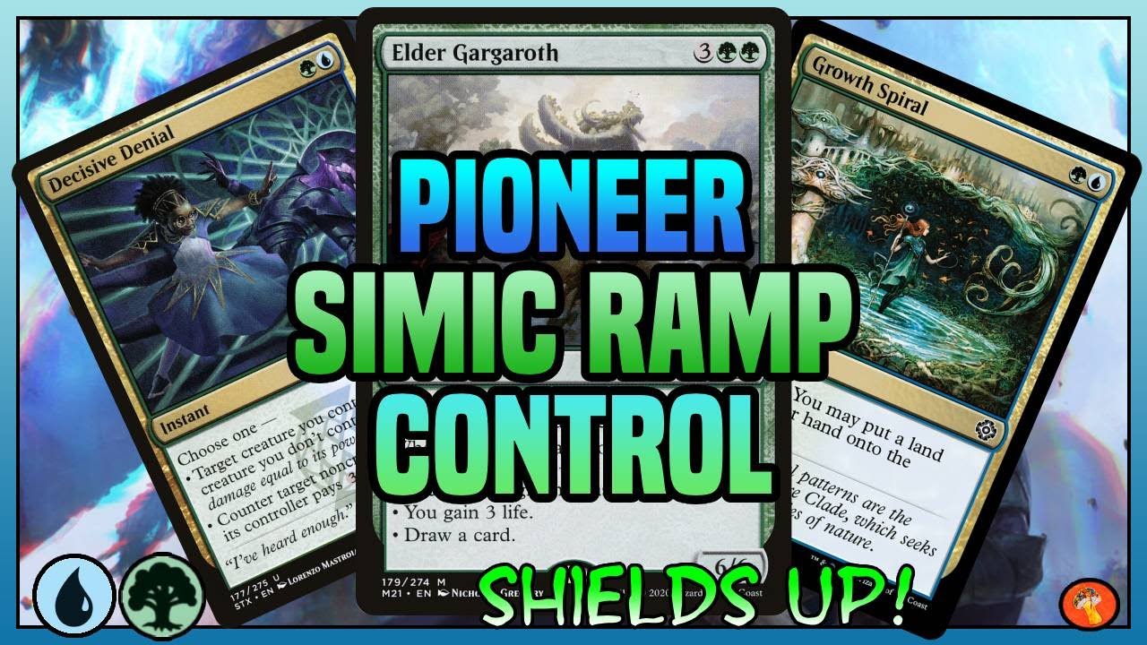 With Pioneer Simic Ramp Control, we'll play all our threats and still hold up counters!