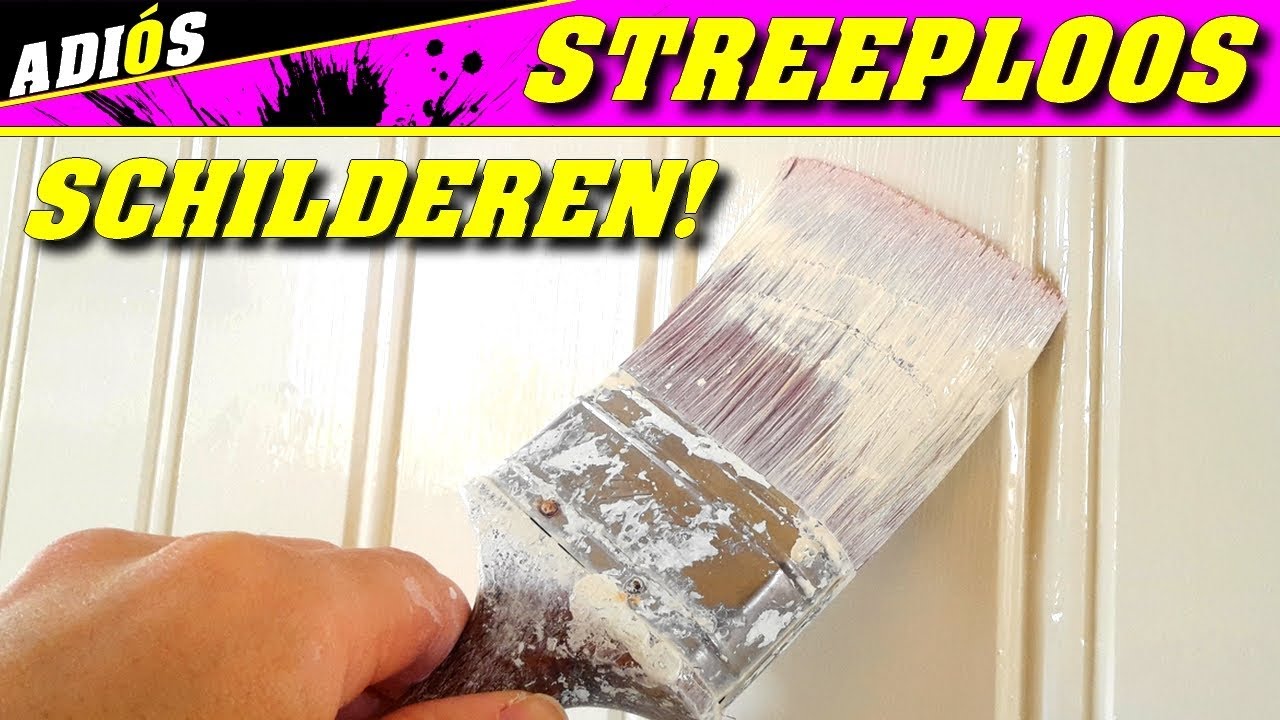 WELKE KWAST VOOR WELKE VERF? Schilderen zonder strepen of zakkers!