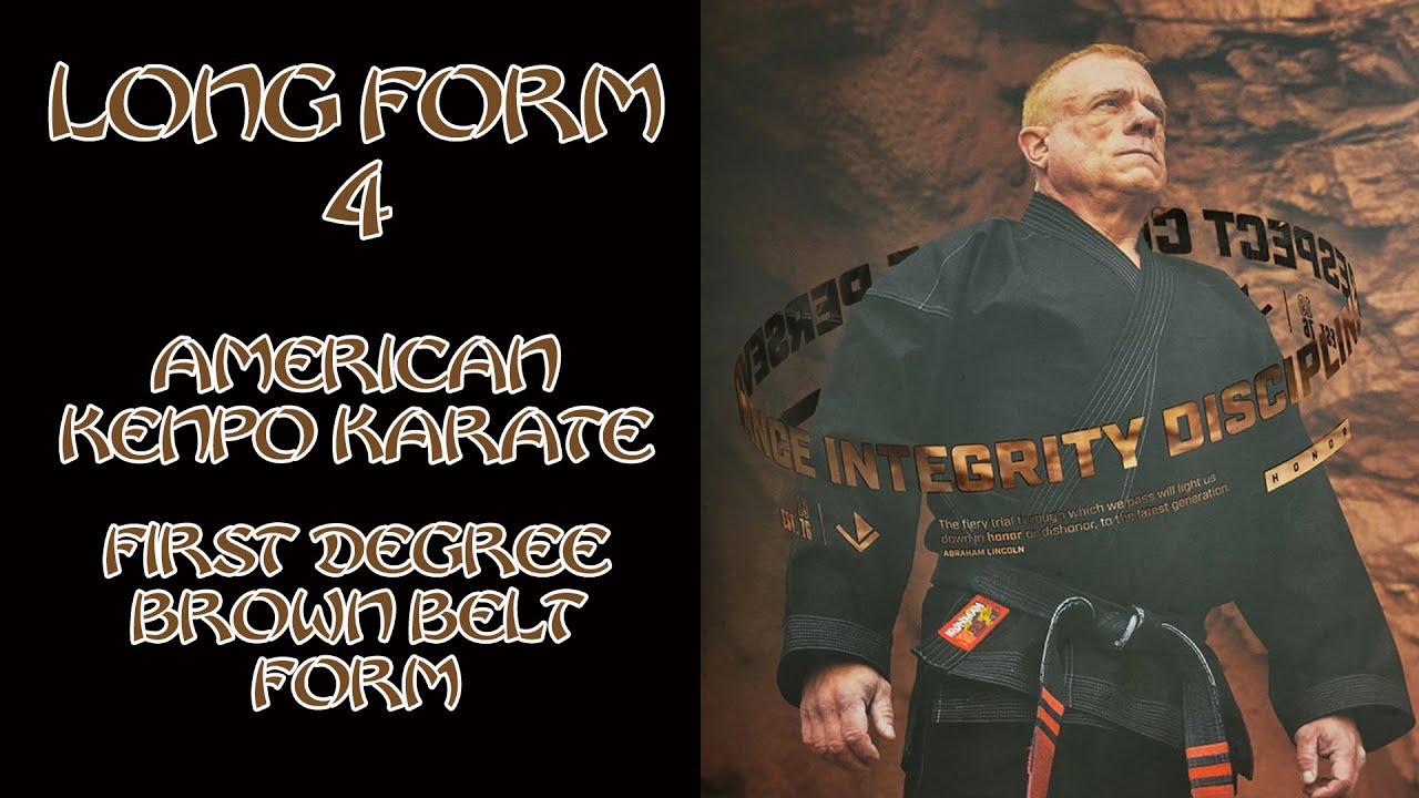 Long Form 4 American Kenpo Karate