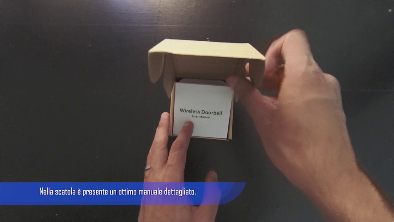 Unboxing e teat Campanello wireless Bitiwend