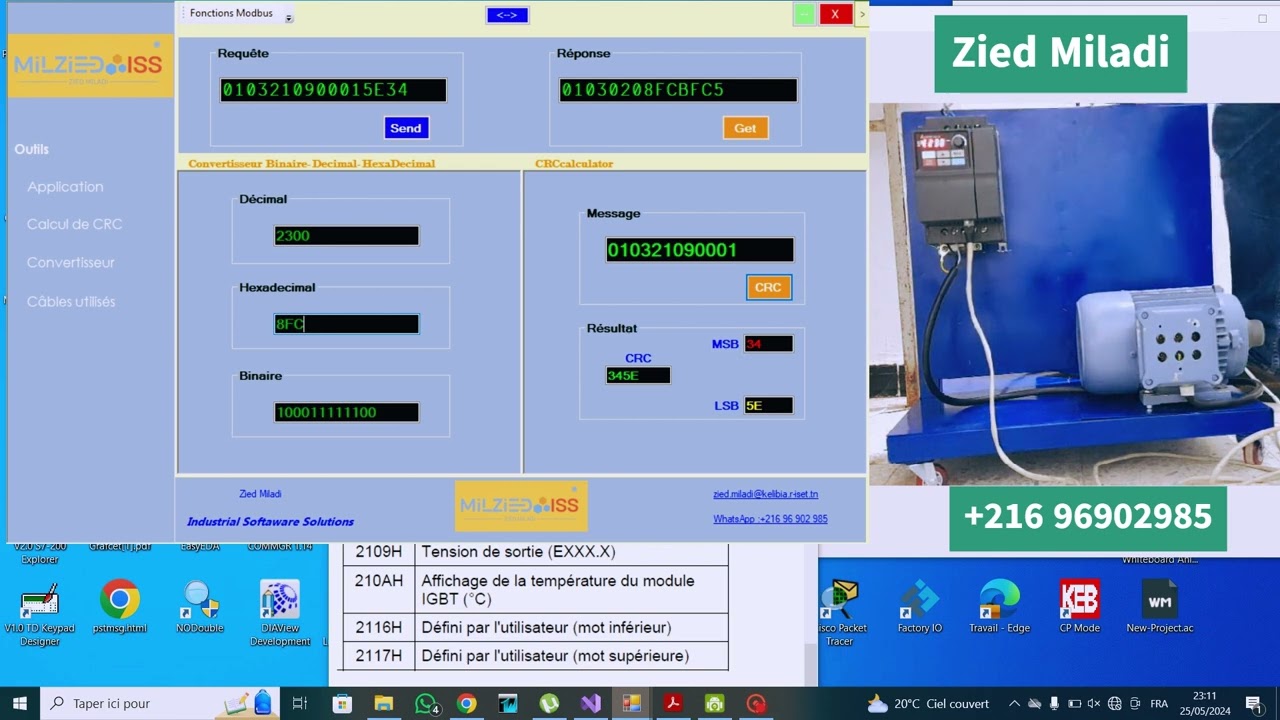 Ma nouvelle Maquette didactique Pour enseigner le Protocole MODBUS RTU