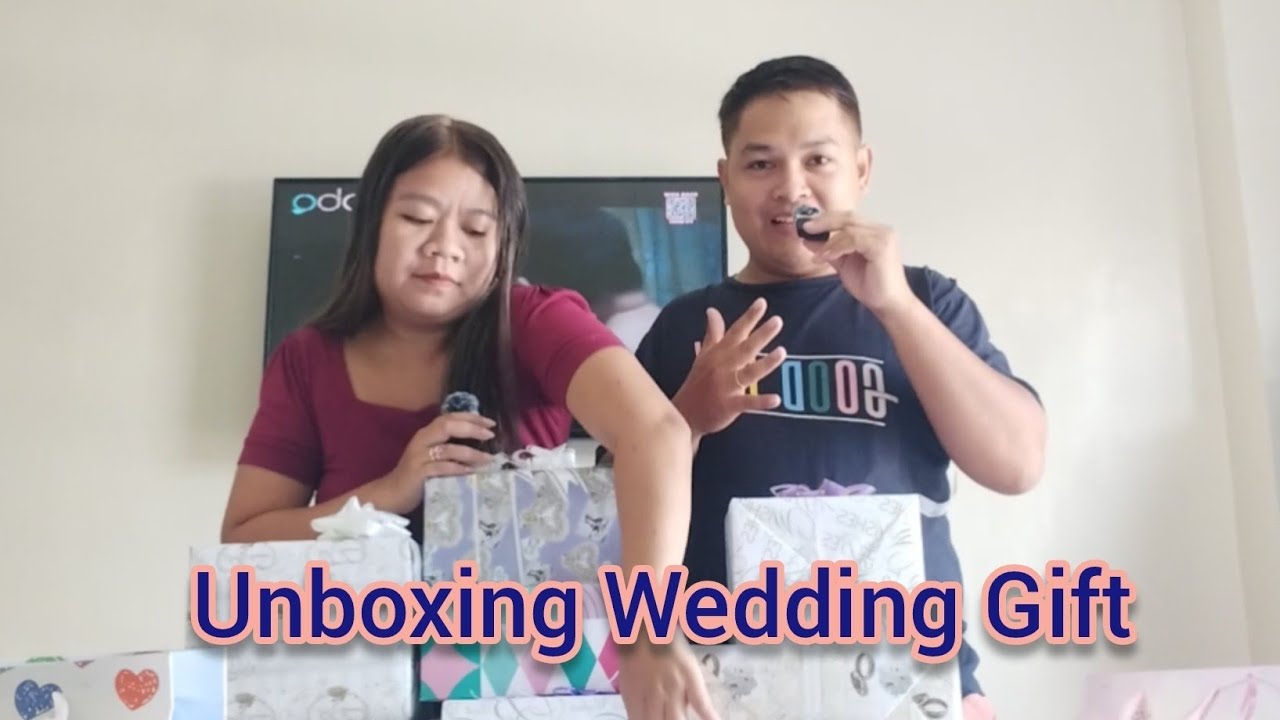 Unboxing  our Wedding Gifts |  Rexmon Monares Vlog