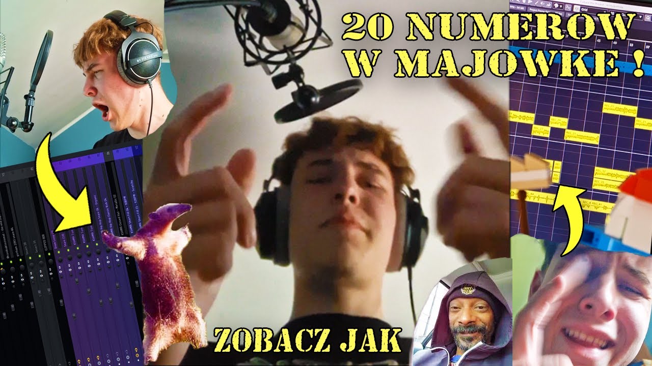 Od ZERA do ALBUMU, czyli jak zrobiłem 20 UTWORÓW w MAJÓWKĘ cz. 2 #EPZMVLOG