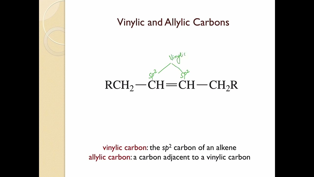 Vinylic and Allylic carbons