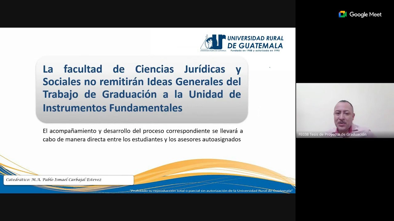 Semana 1. Procesos administrativos en Programa de Graduación y temas según carrera