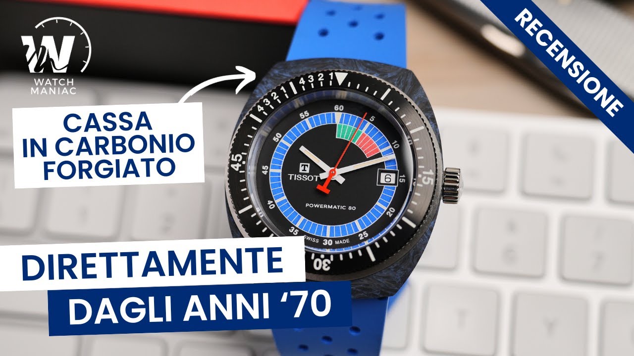 Tissot Sideral, la recensione del diver in carbonio forgiato