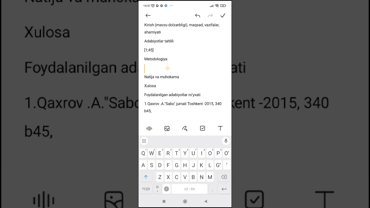 Sifatli Ilmiy maqola yozish/OAK maqola yozish/ Xalqaro maqola tayyorlash .