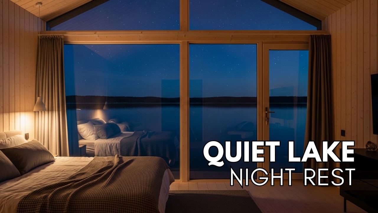You Are Sleeping in a Quiet Lake House – Deep Sleep Music