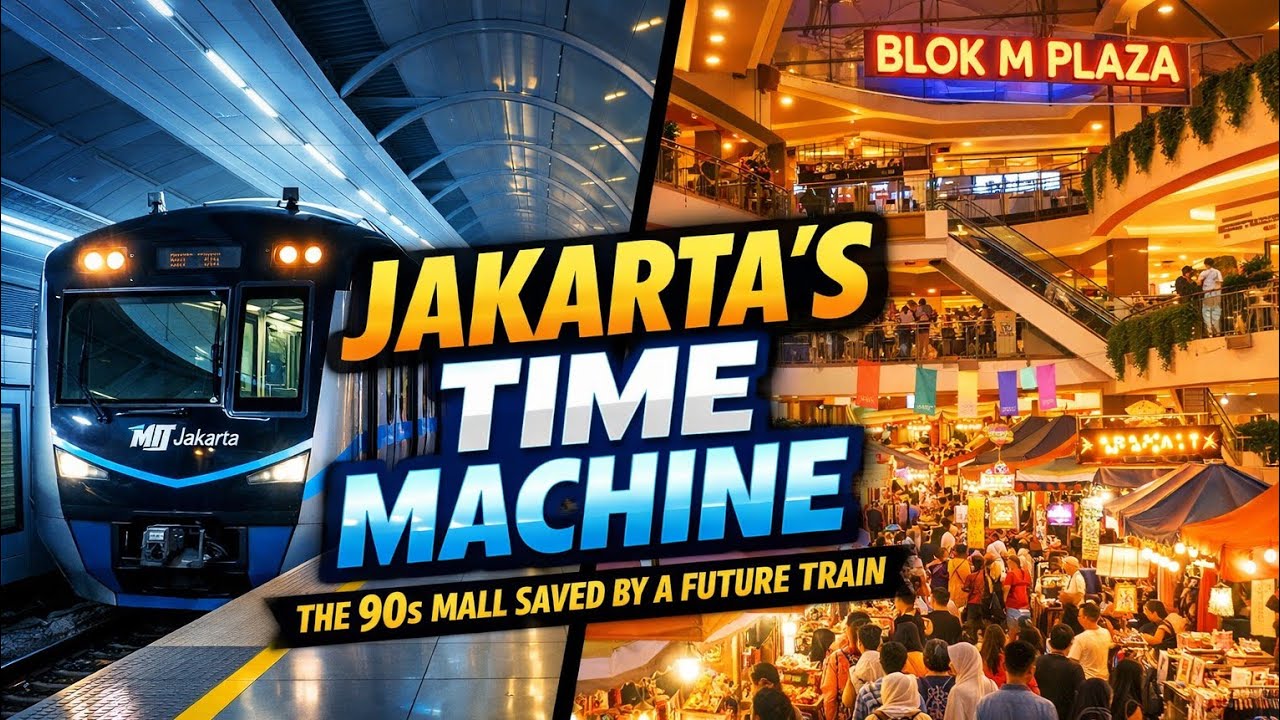 Jakarta's Time Warp: Modern Subway to a 90s Mall Paradise