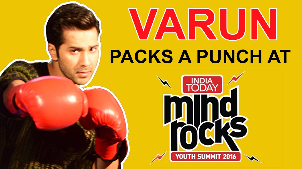 Meet Varun Dhawan at India Today Mindrocks 2016