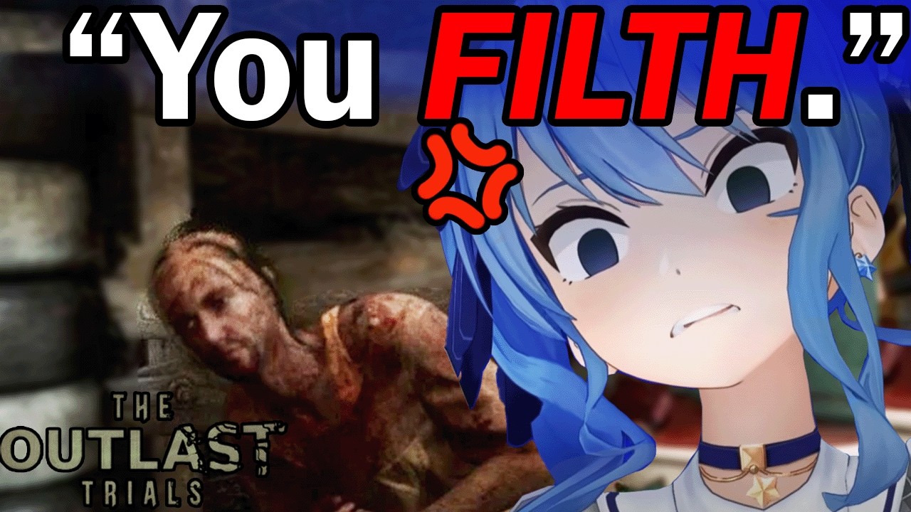 Fubuki and Miko Witness Psychopath Suisei in Outlast Trials