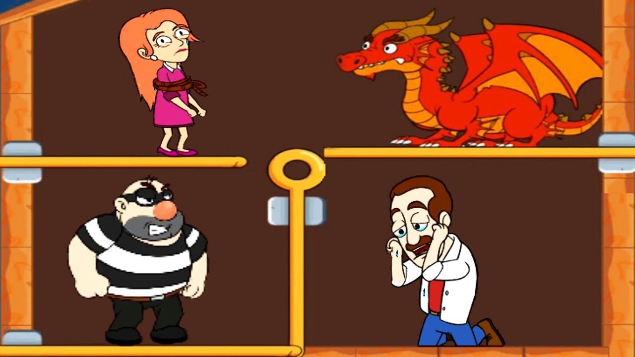 Home Pin - Pull Him Out - How To Loot? - Android Gameplay Walkthrough All Levels Solution 116-160 HD