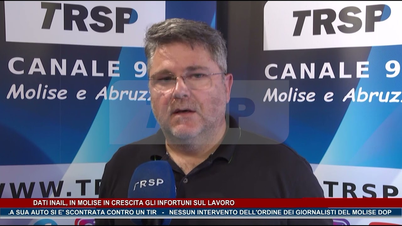 Dati Inail, in Molise in crescita gli infortuni sul lavoro TG NEWS MOLISE DEL 05-02-26 - TRSP -