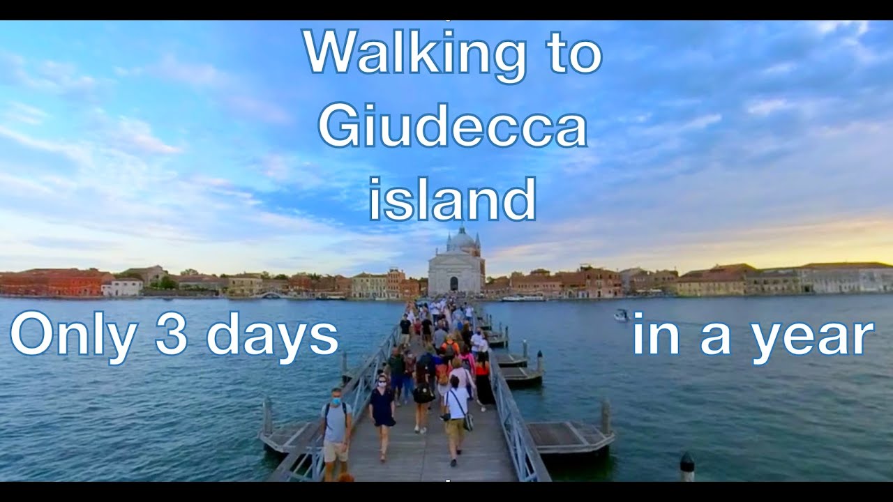 How to walk to Giudecca island? (Venice 360 VR tour)
