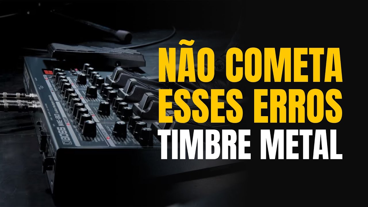 Criando o primeiro timbre de metal, DO JEITO CERTO!