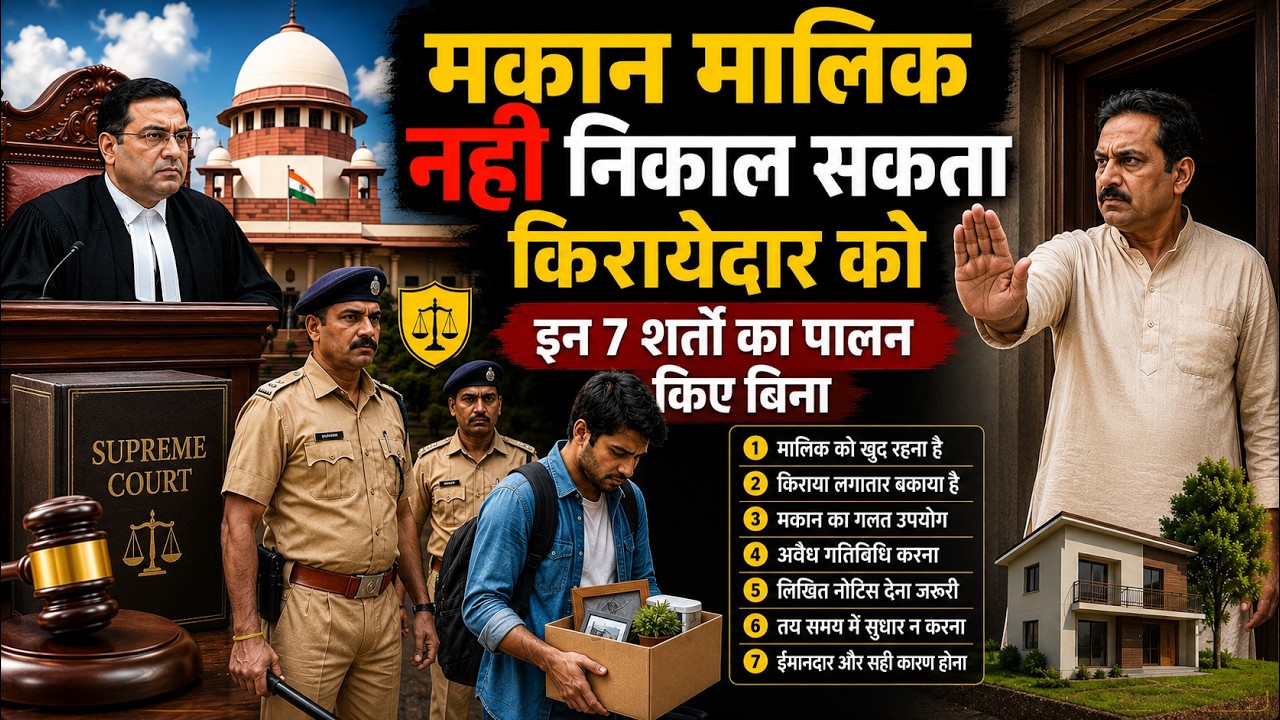 The landlord cannot evict the tenant. Tenant land possession House Rent Shop Rent Karantube