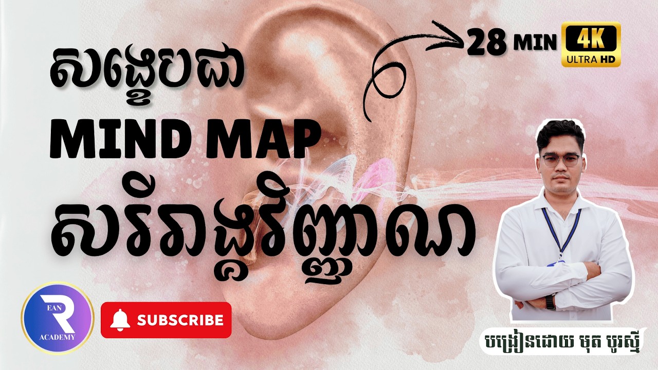 សង្ខេបមេរៀន«សរីរាង្គវិញ្ញាណ»ជាMindMap // ជីវវិទ្យាថ្នាក់ទី12