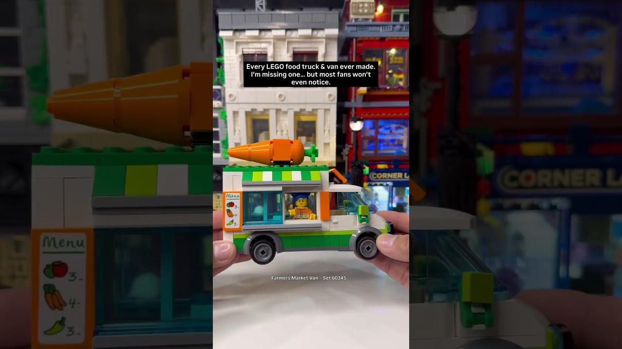 Every LEGO vending food truck and van ever made. I’m missing one..but fans won’t even notice.