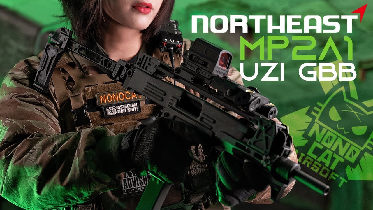 Northeast MP2A1 UZI Gas Blowback [V2] + MTP [Modernized Tact Platform] Kit Review - Nonocat Airsoft