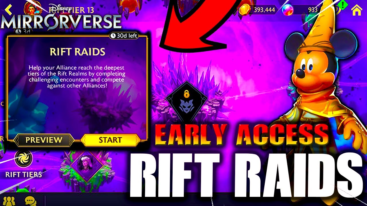 Disney Mirrorverse | HOW TO ACCESS RIFT RAIDS AND WHAT YOU NEED TO KNOW!!