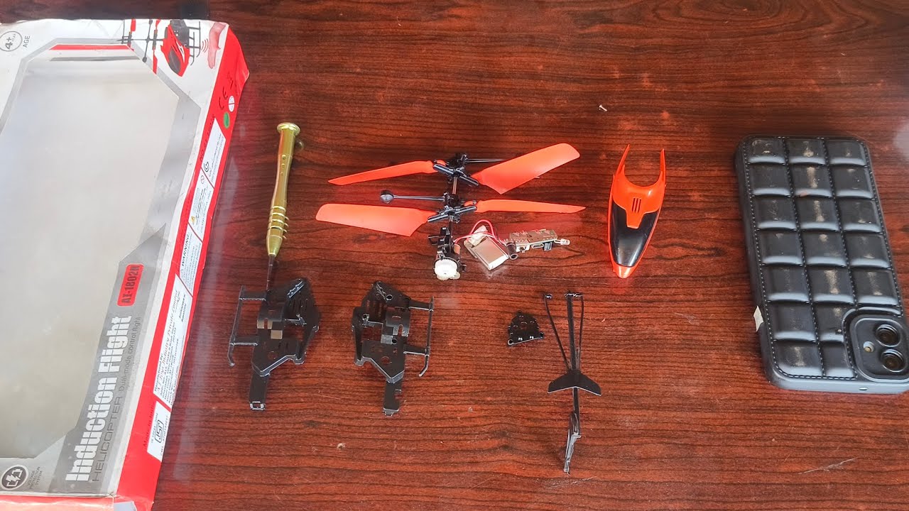 mini rc helicopter 🚁 full open dhekho isme kya kya hota hai😮