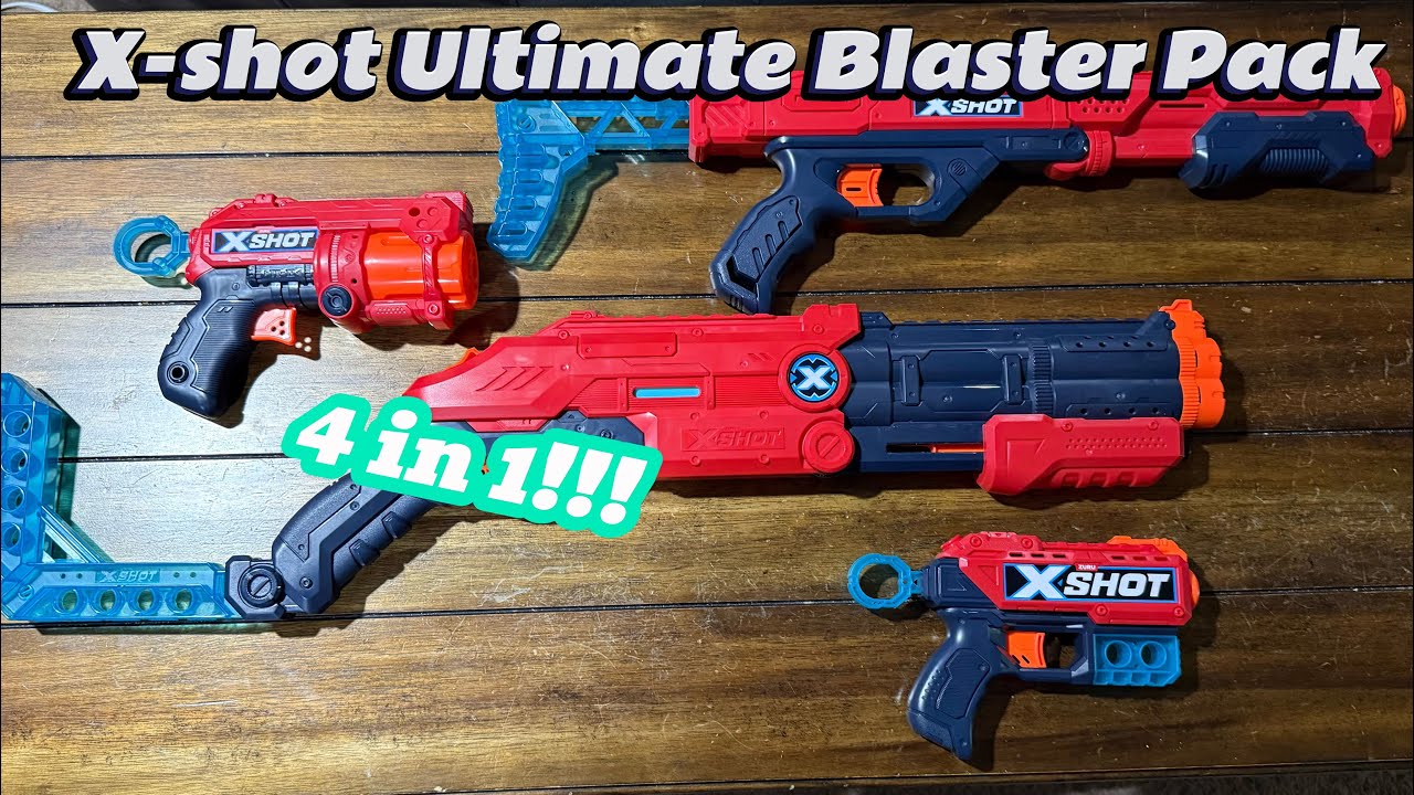 X-Shot Ultimate Blaster Pack Review, Test, and Assessment
