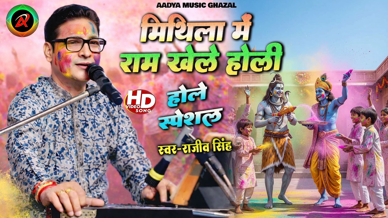 #video | मिथिला में राम खेले होली - Mithila Me Ram Khele Holi | #rajeev_singh के खुबसूरत आवाज में