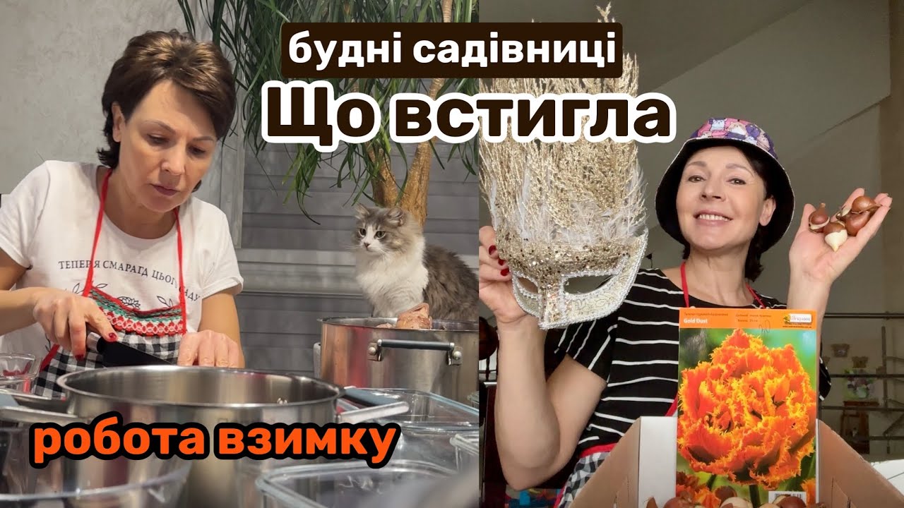 Будні садівниці взимку 🌿 Магія рослин