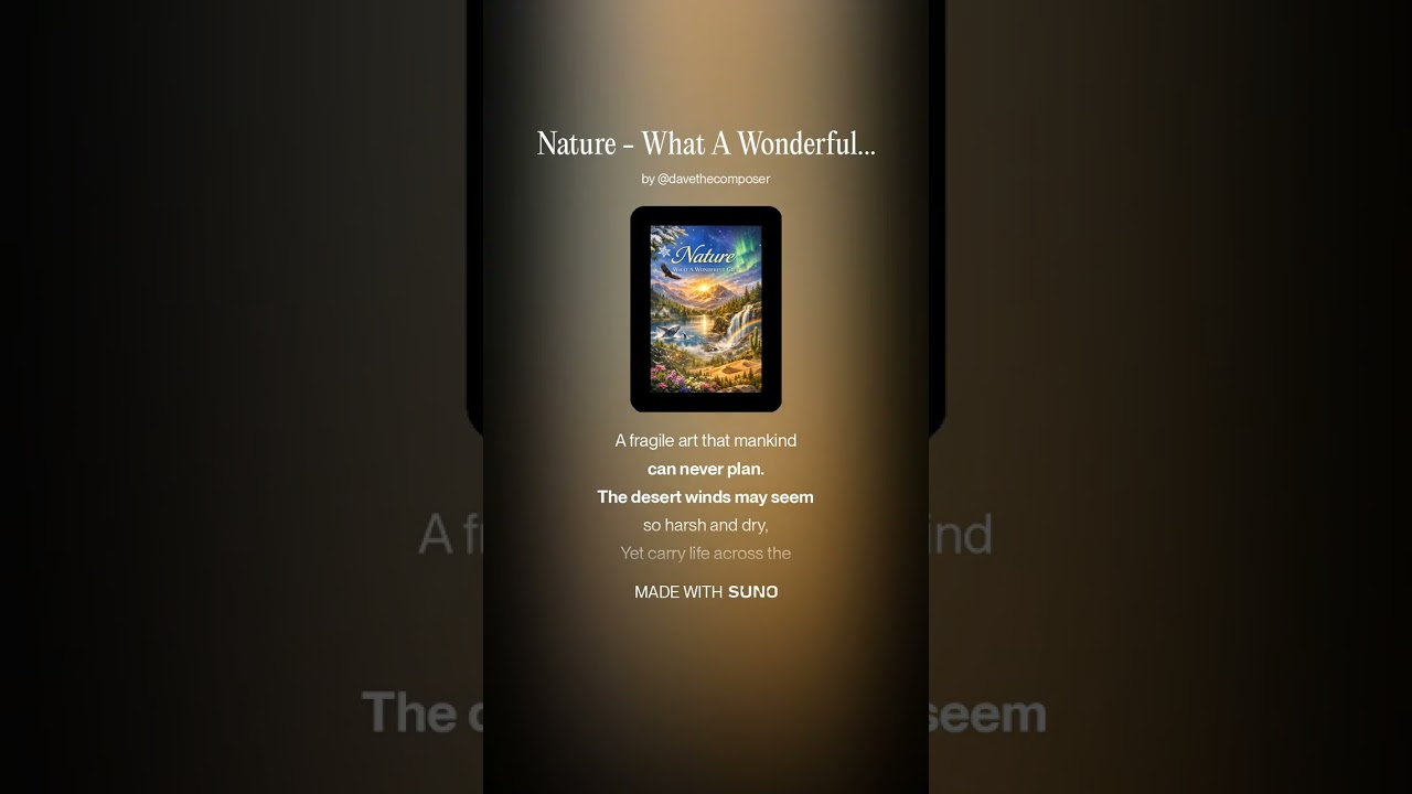 Nature - What A Wonderful Gift