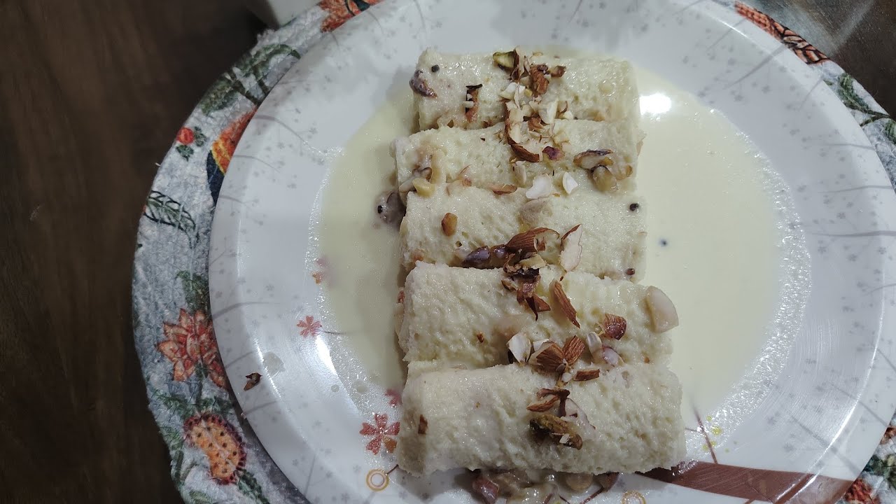 Soft, creamy, melt-in-mouth Bread Malai Roll — a bite of pure indulgence! #yt #cooking #homemade 