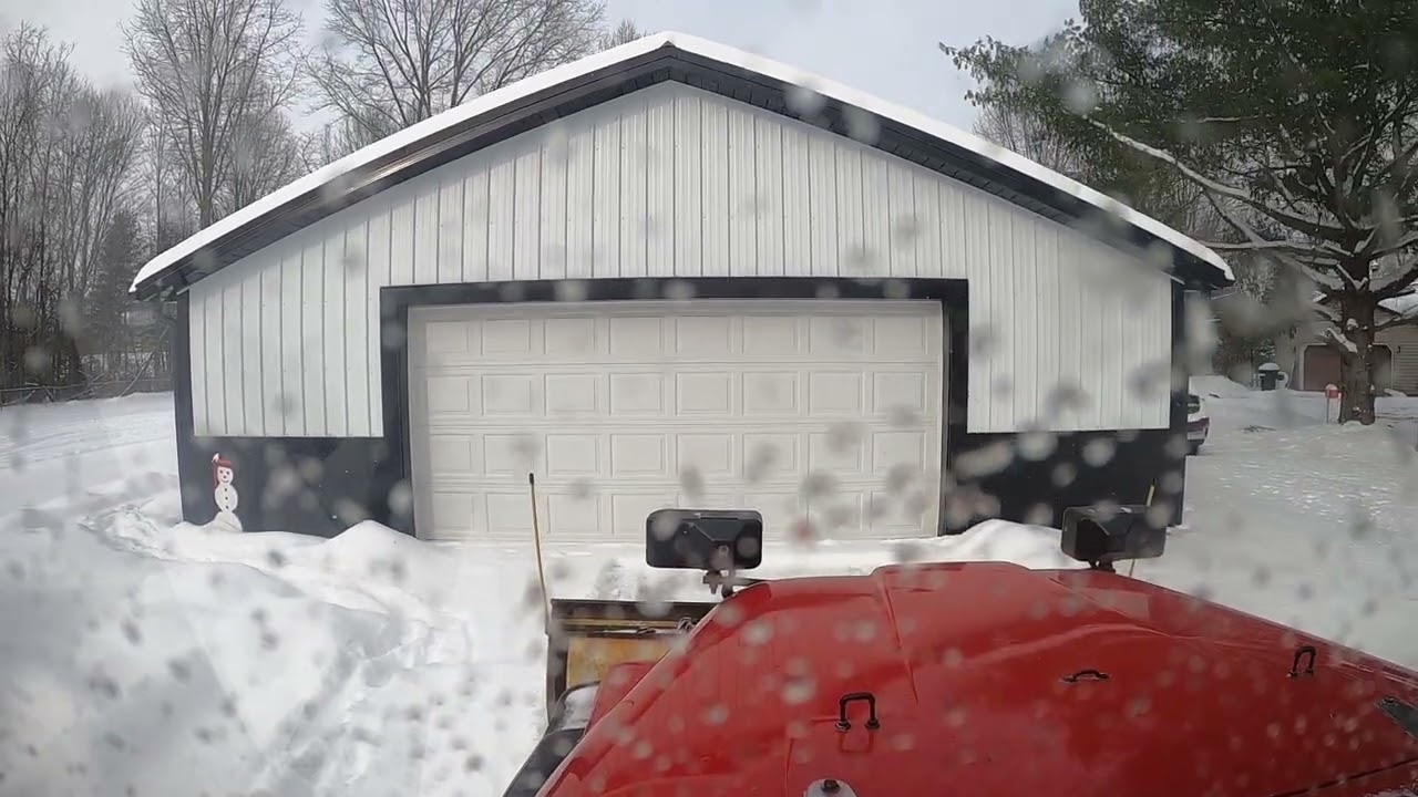 Little plowing January with CJ5