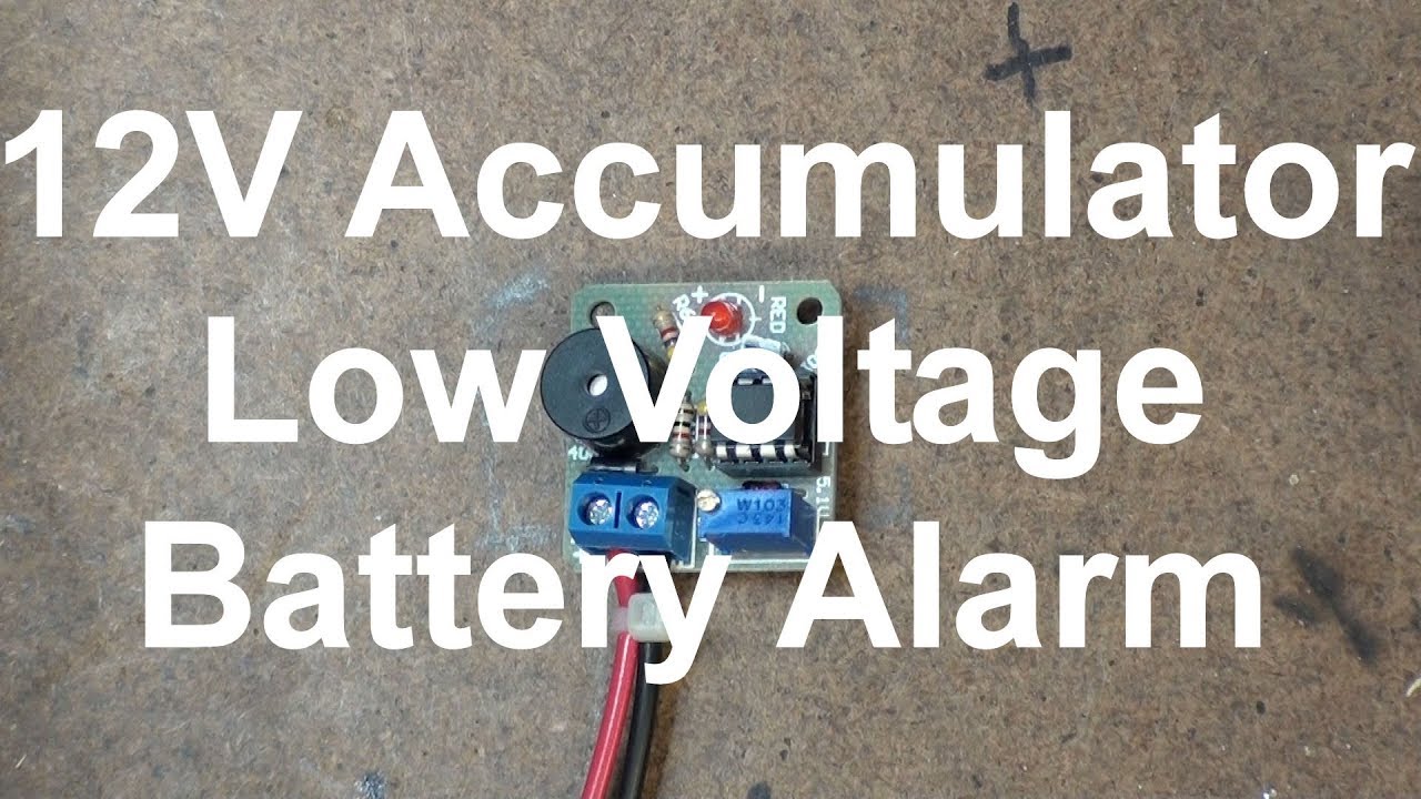 12V Battery Accumulator Low Voltage Alarm Buzzer Board Under Voltage Protection Module