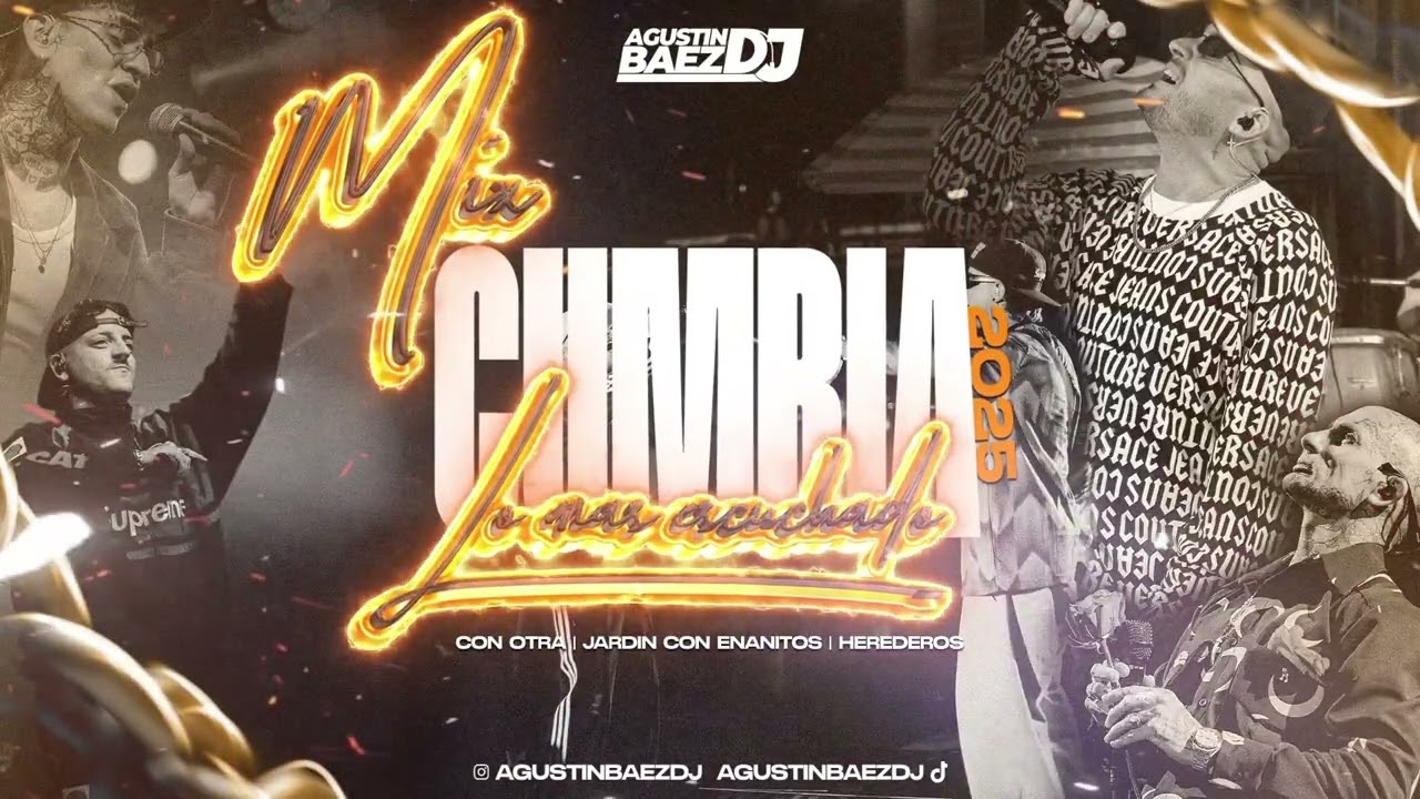 MIX CUMBIA 2025 LO MAS ESCUCHADO❌ AGUSTÍN BÁEZ DJ 🍻| con otra , jardín con enanitos ,  herederos