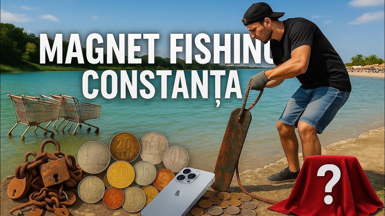 Magnet Fishing în Constanța🥵Am găsit mai mult decât mă așteptam‼️😮#magnetfishing #hunting #constanta