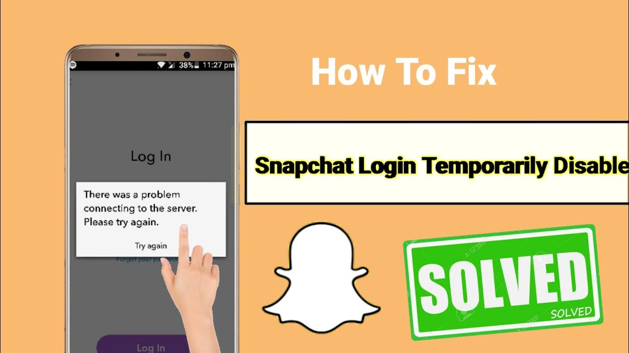 How To Fix Snapchat Login Tempararily Disable ! Snapchat Login Tempararily Error