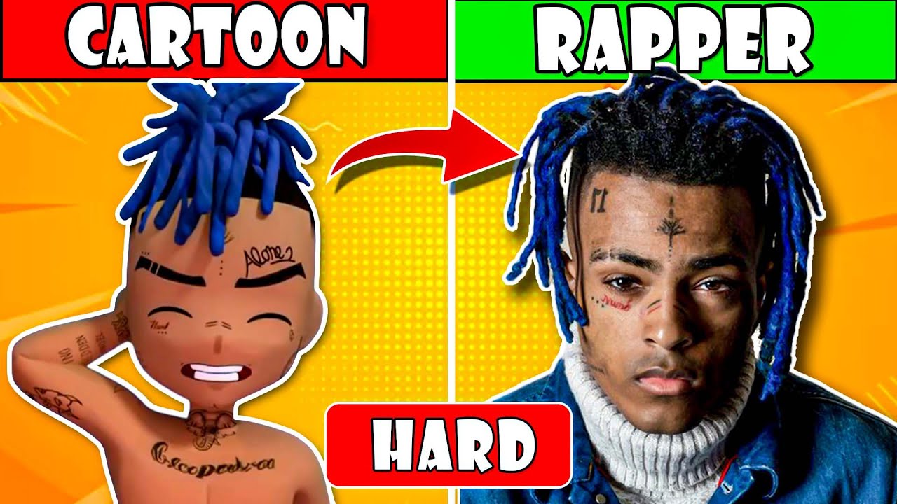 Guess The Rapper by Cartoon Picture Challenge😁✅|  (99.9% Will Fail) | Rap Quiz | The Quiz Mania