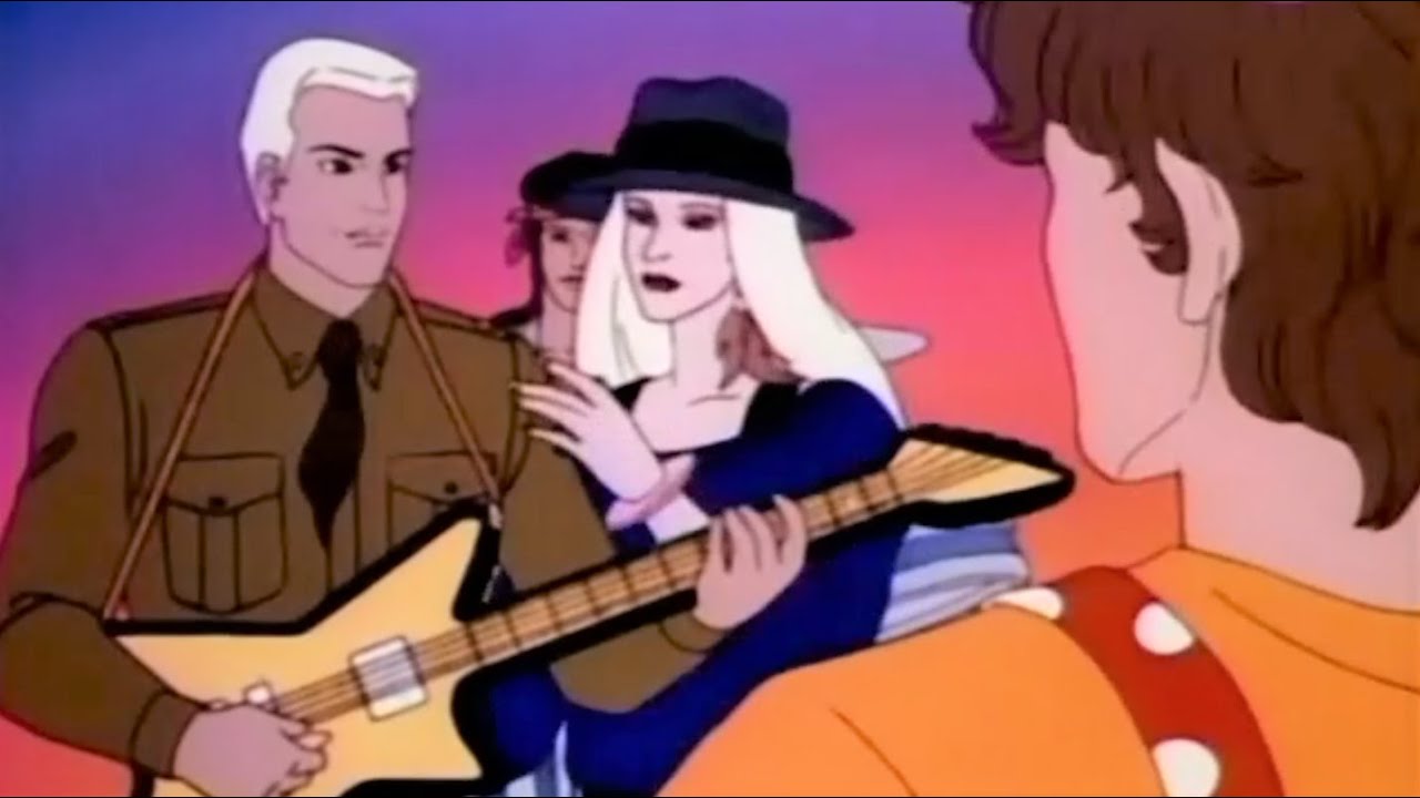 Jem & the Holograms (s3 e11) Riot joins the band Nirvana