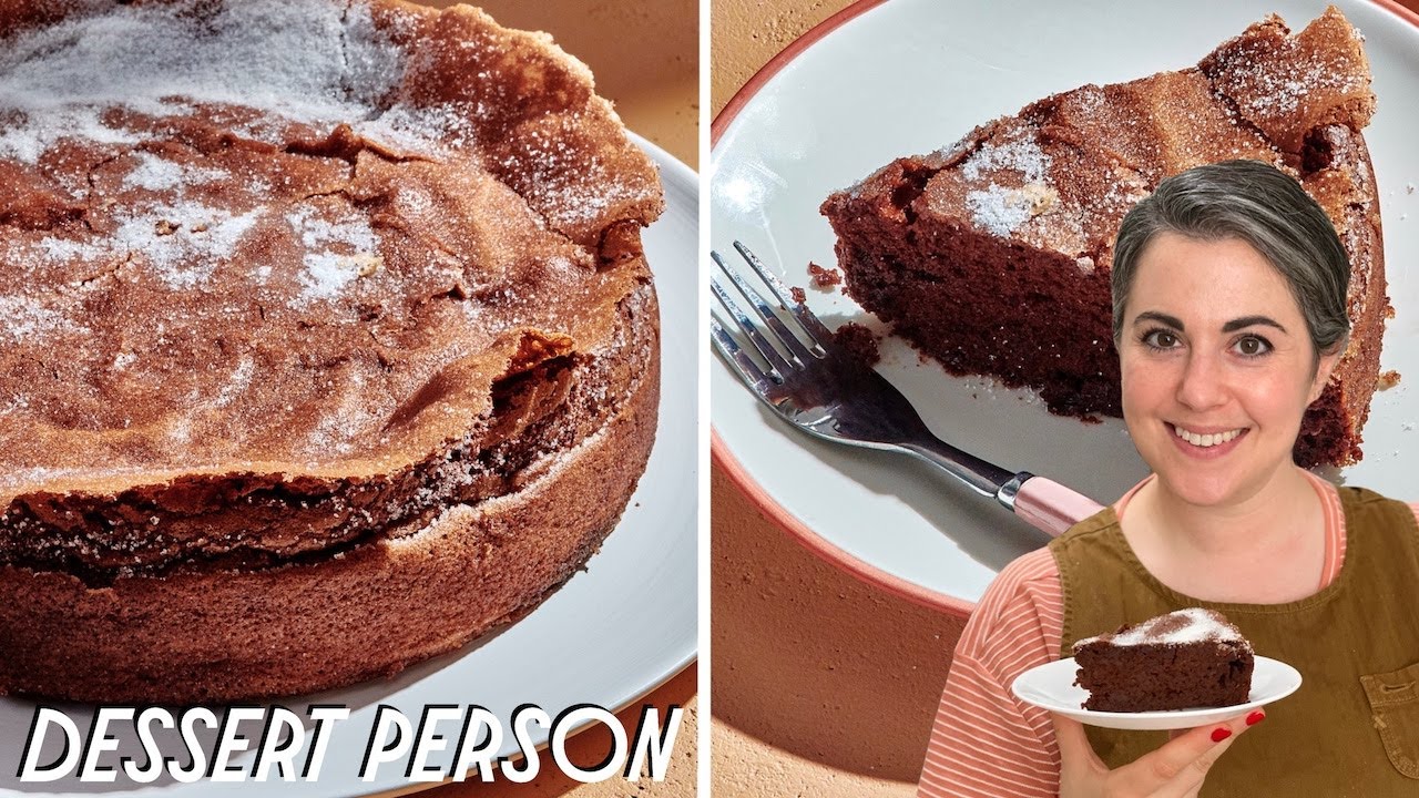 Лучший шоколадный торт без муки с Клэр Саффиц | Dessert Person