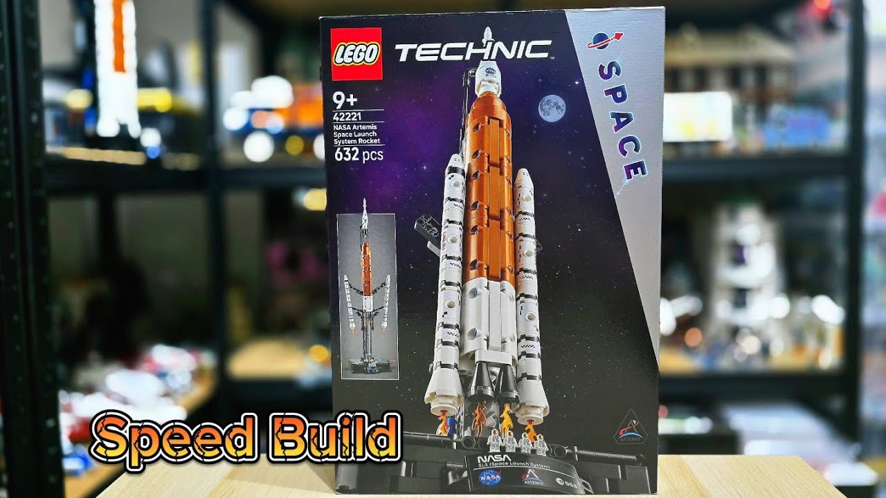 LEGO TECHNIC 42221 - NASA Artemis Space Launch System Rocket Speed Build