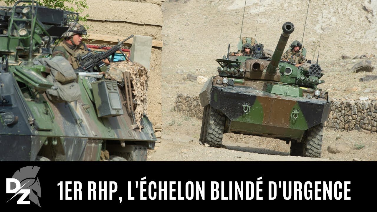 1er RHP, l'échelon blindé d'urgence de la brigade parachutiste