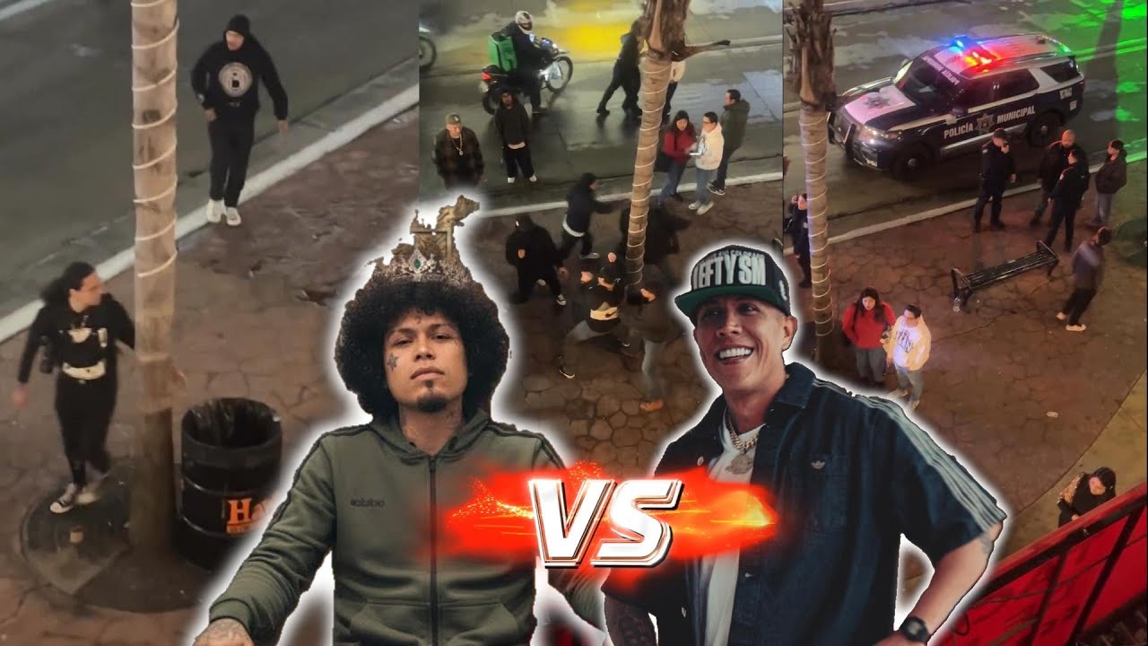 Menace Wp Vs C-kan "Completo" / Campal y llegó La POLICÍA!