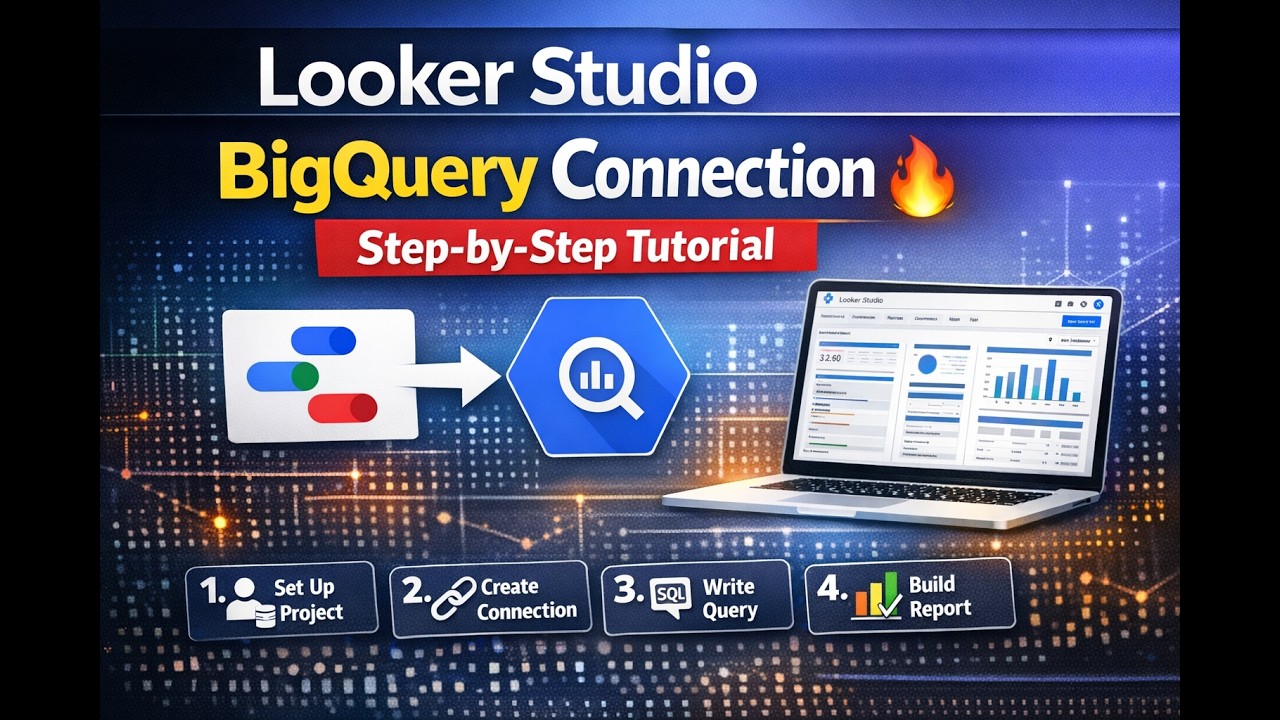 Looker Studio BigQuery Connection 🔥 Step-by-Step Tutorial